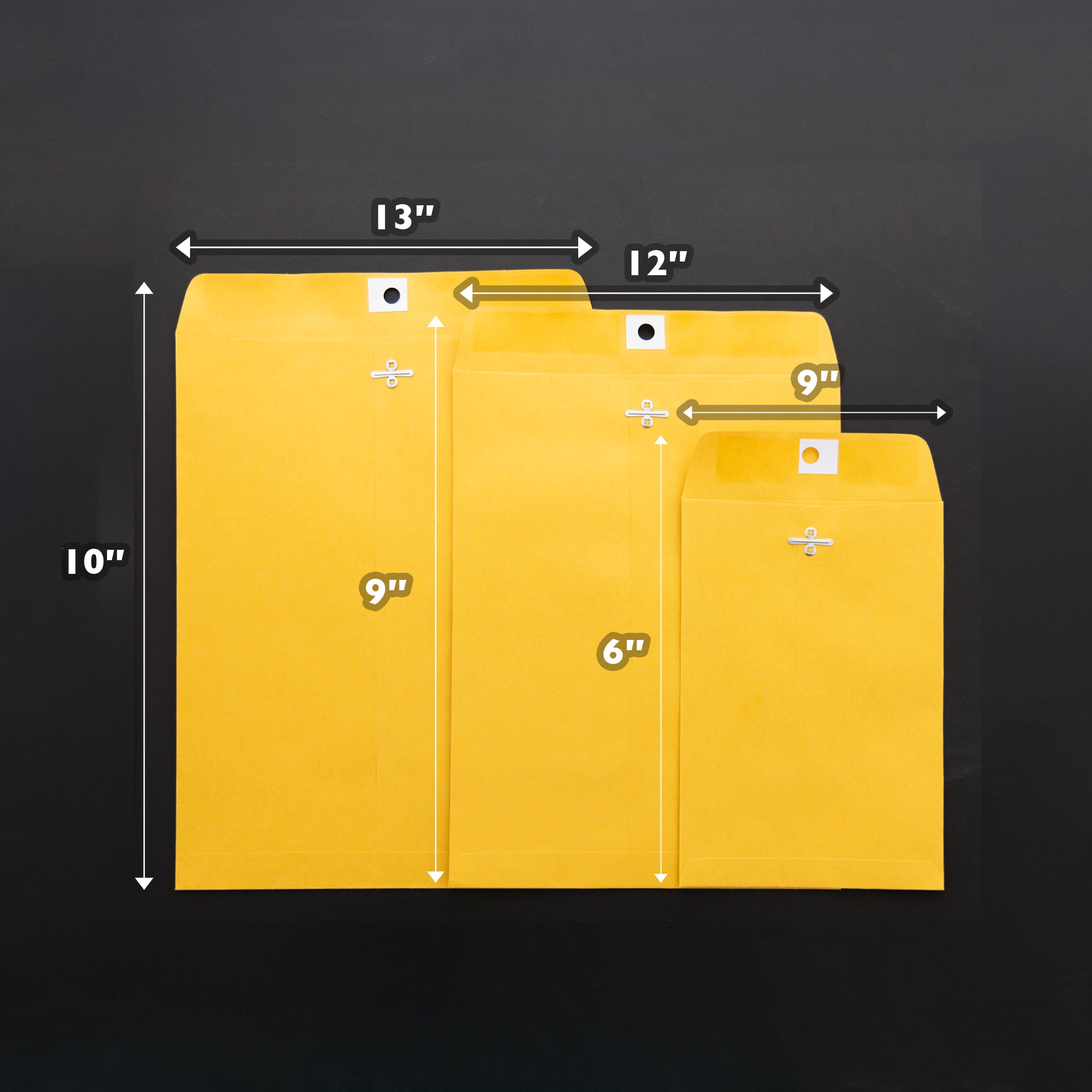 Clasp Envelope 10&quot; X 13&quot; (100/Pack)