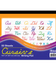 Cursive Writing Pad 10.5"X 8"(50 Ct.)