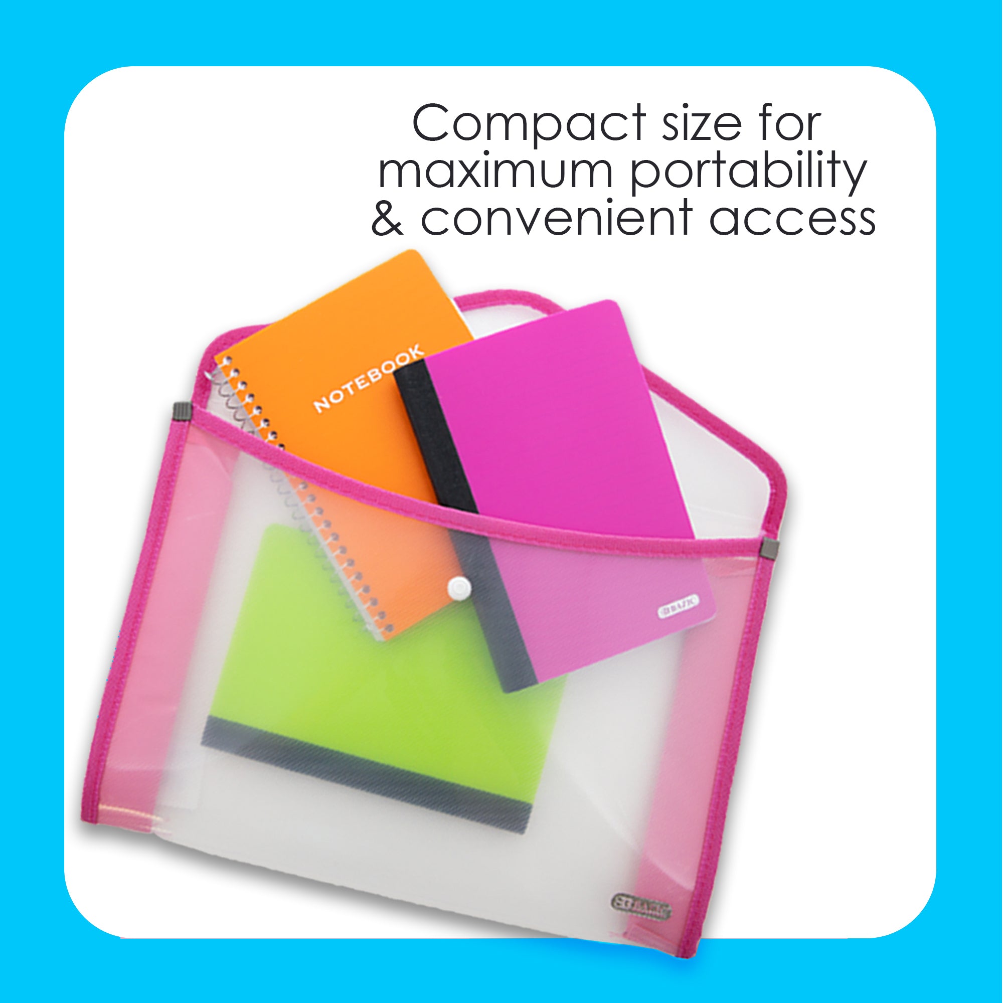 Composition Book Poly Cover 5&quot; x 7&quot; 80 Ct.