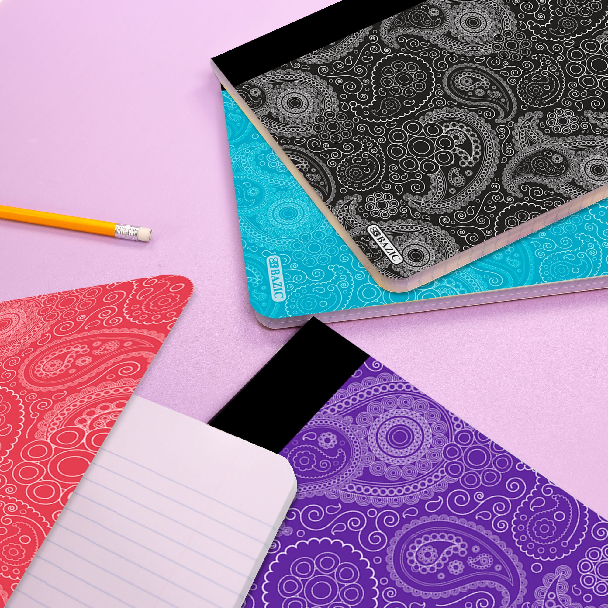 Composition Book C/R Paisley 100 Ct.