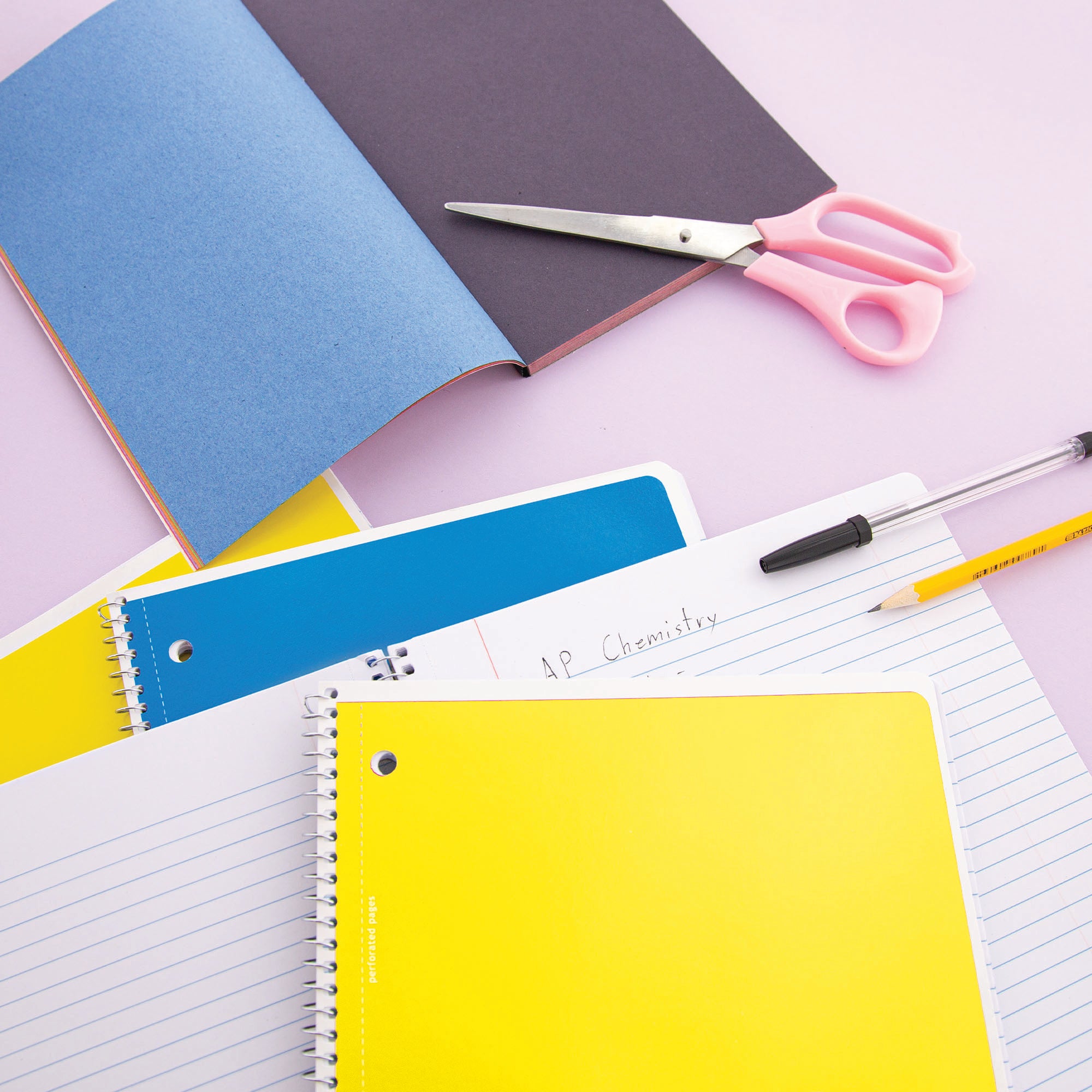 Notebook Spiral Yellow W/R 1-Subject 70 Ct.