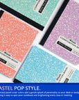 W/R 100 Ct. Pastel Color Marble Composition Book