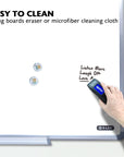 24" x 36" METALLIQUE Aluminum Frame Magnetic Dry Erase Board Value Pack