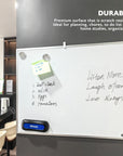 Aluminium Framed Magnetic Dry Erase Board 16" X 20"