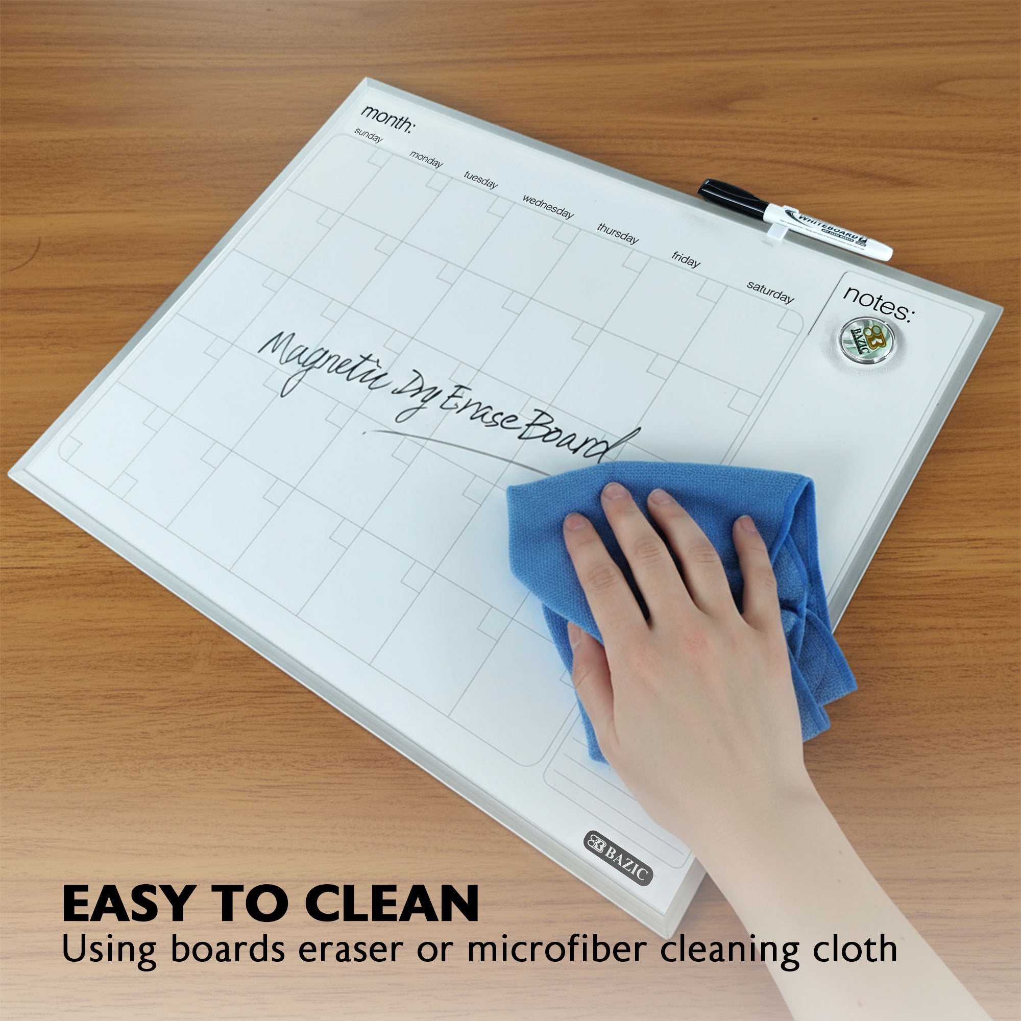 Aluminium Framed Magnetic Dry Erase Calendar 16&quot; X 20&quot;