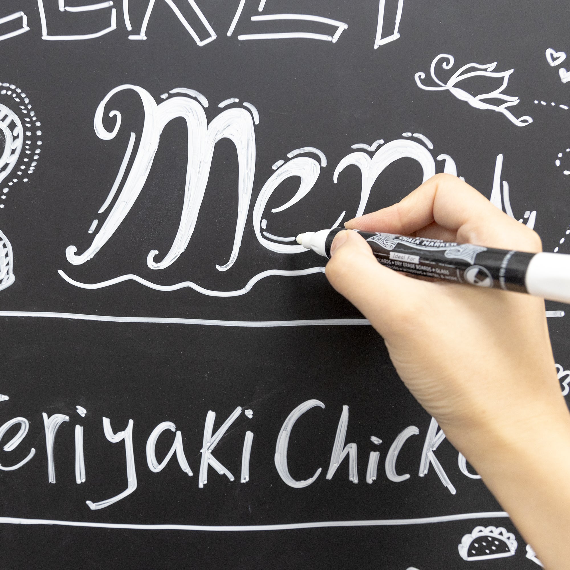 Magnetic Chalkboard 20&quot; x 30&quot; w/ Chalk Marker &amp; Magnets