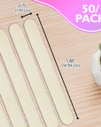 Jumbo Natural Craft Stick (50/Pack)