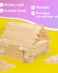 Jumbo Natural Craft Stick (50/Pack)