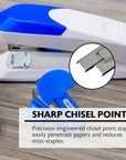 Desktop Stapler Set Comfort Grip