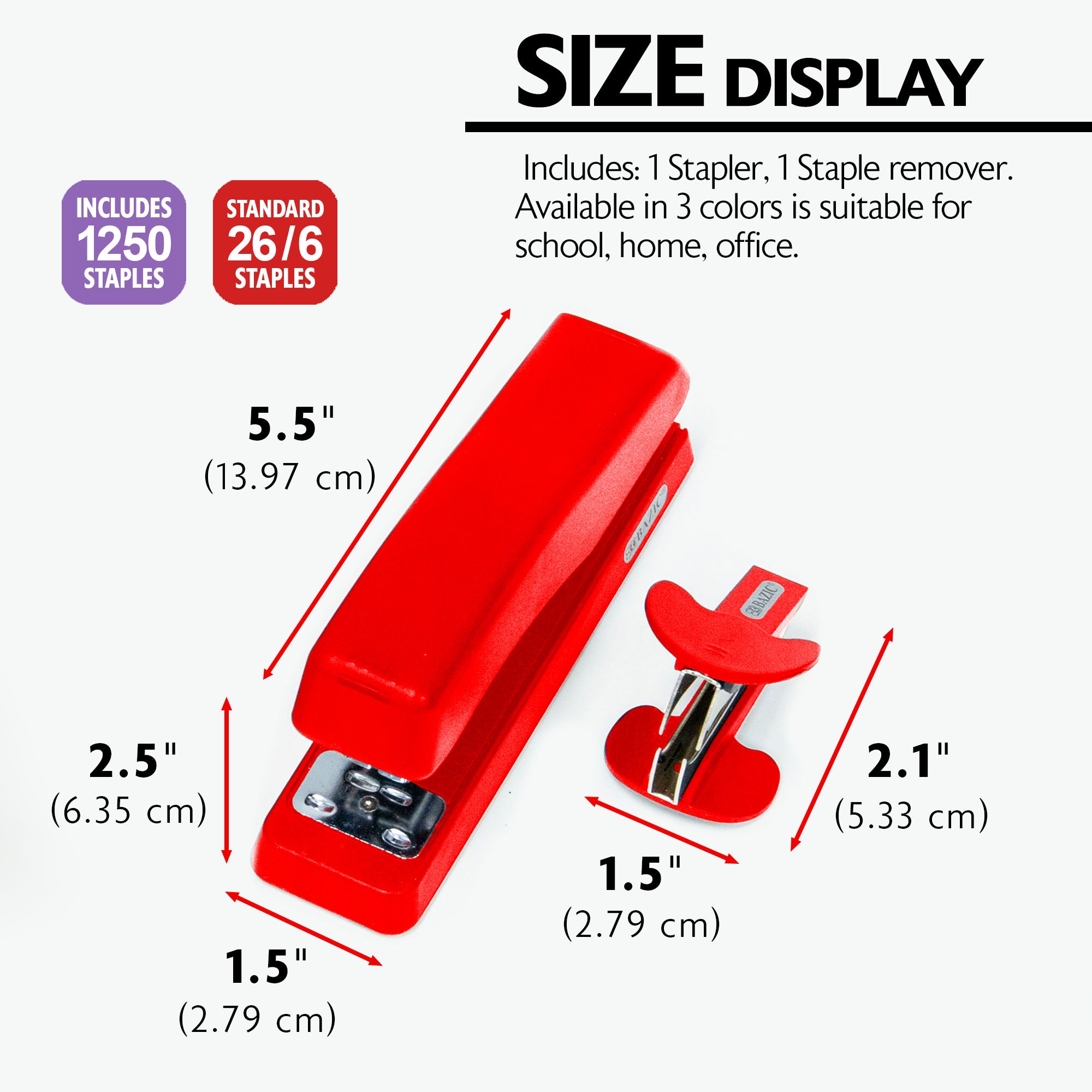 Desktop Stapler Office Set
