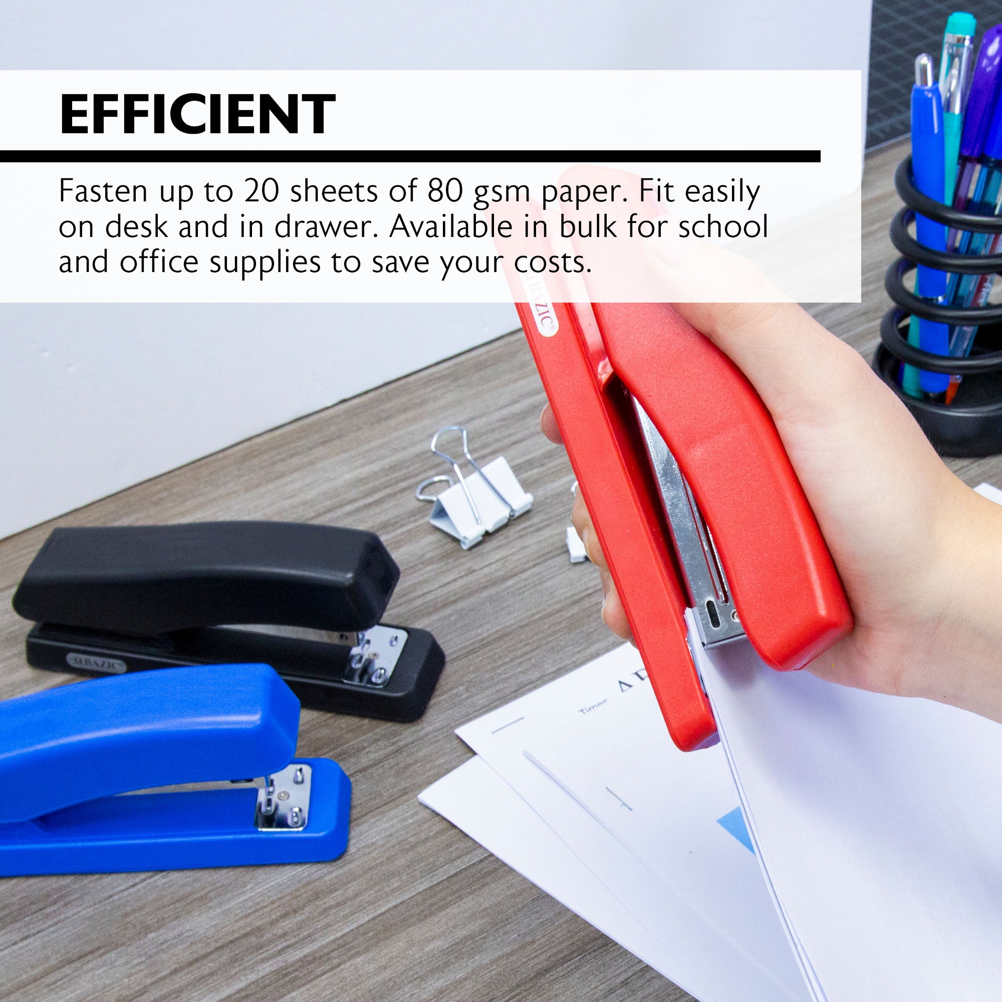 Desktop Stapler Office Set
