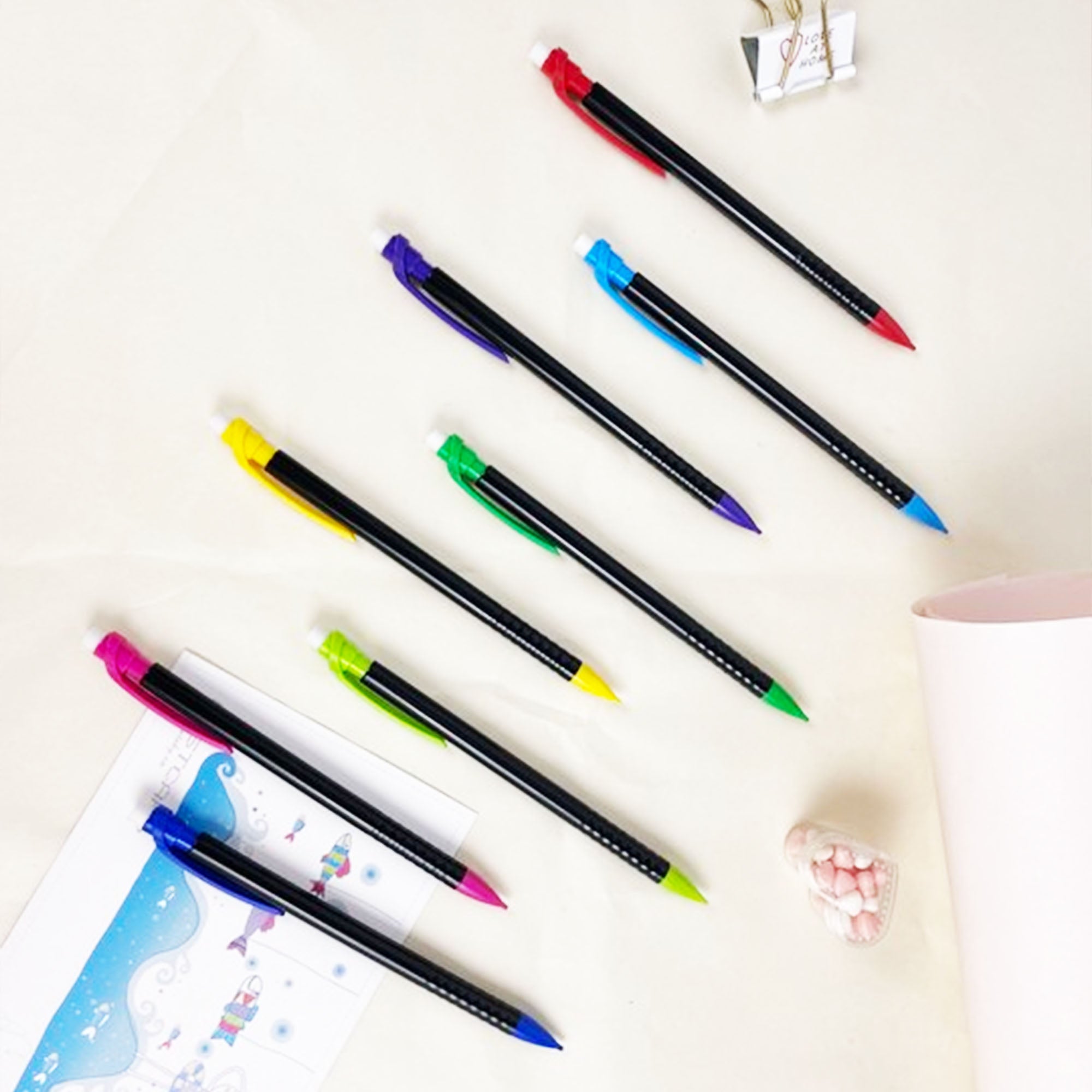 Electra Noir 0.7 mm Mechanical Pencil (8/Pack)