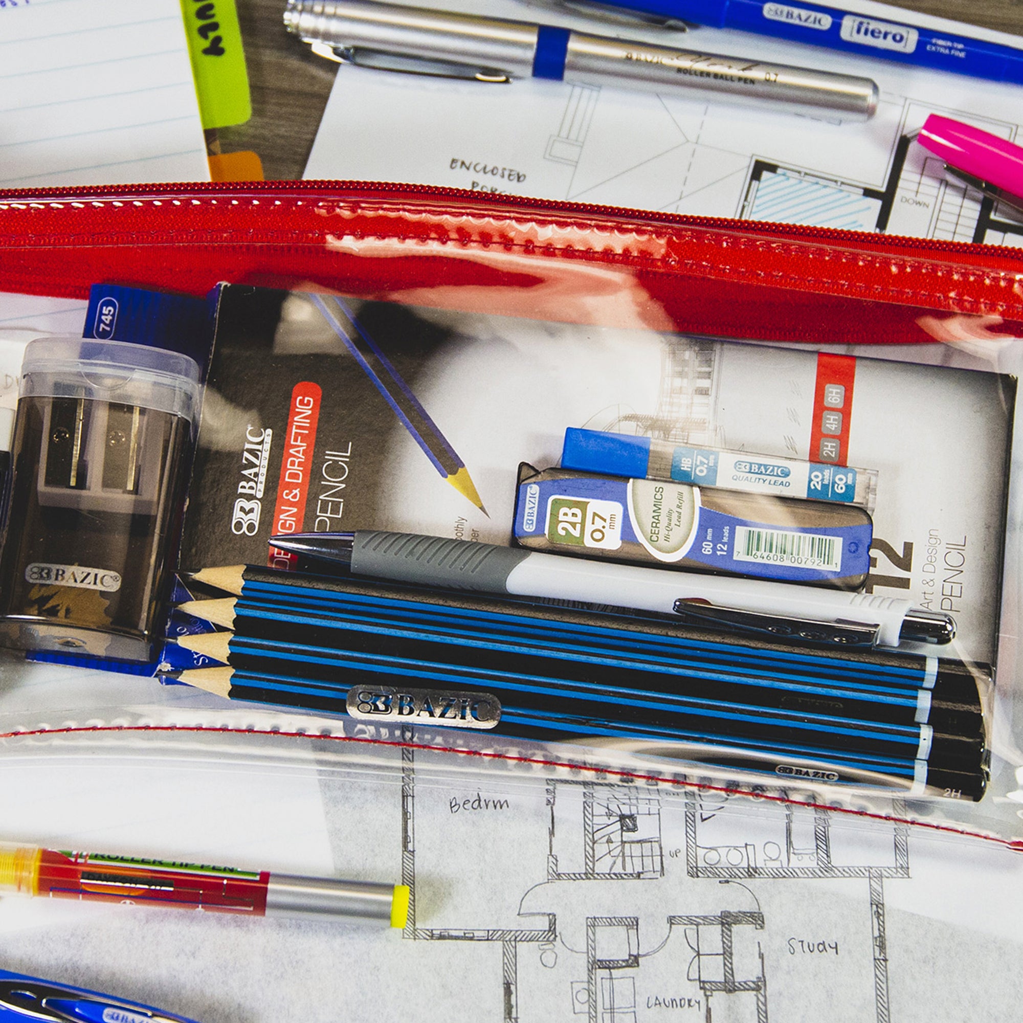 Sketching Pencil Set Design &amp; Drafting (12 Assortment)