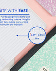 W/R 100 Ct. Pastel Color Marble Composition Book