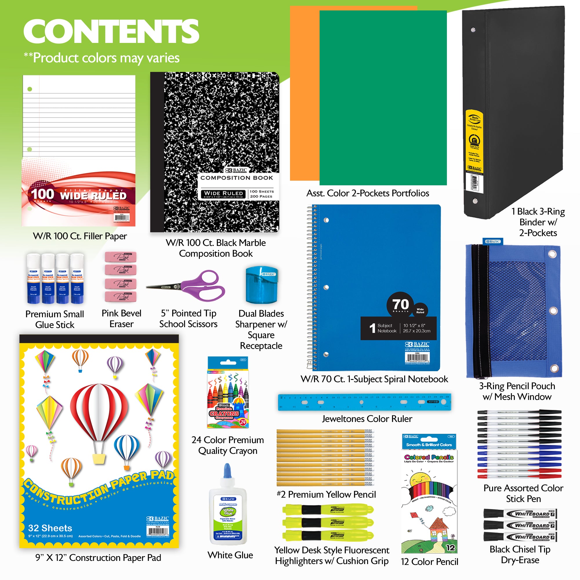 Elementary School Kit 86 Count