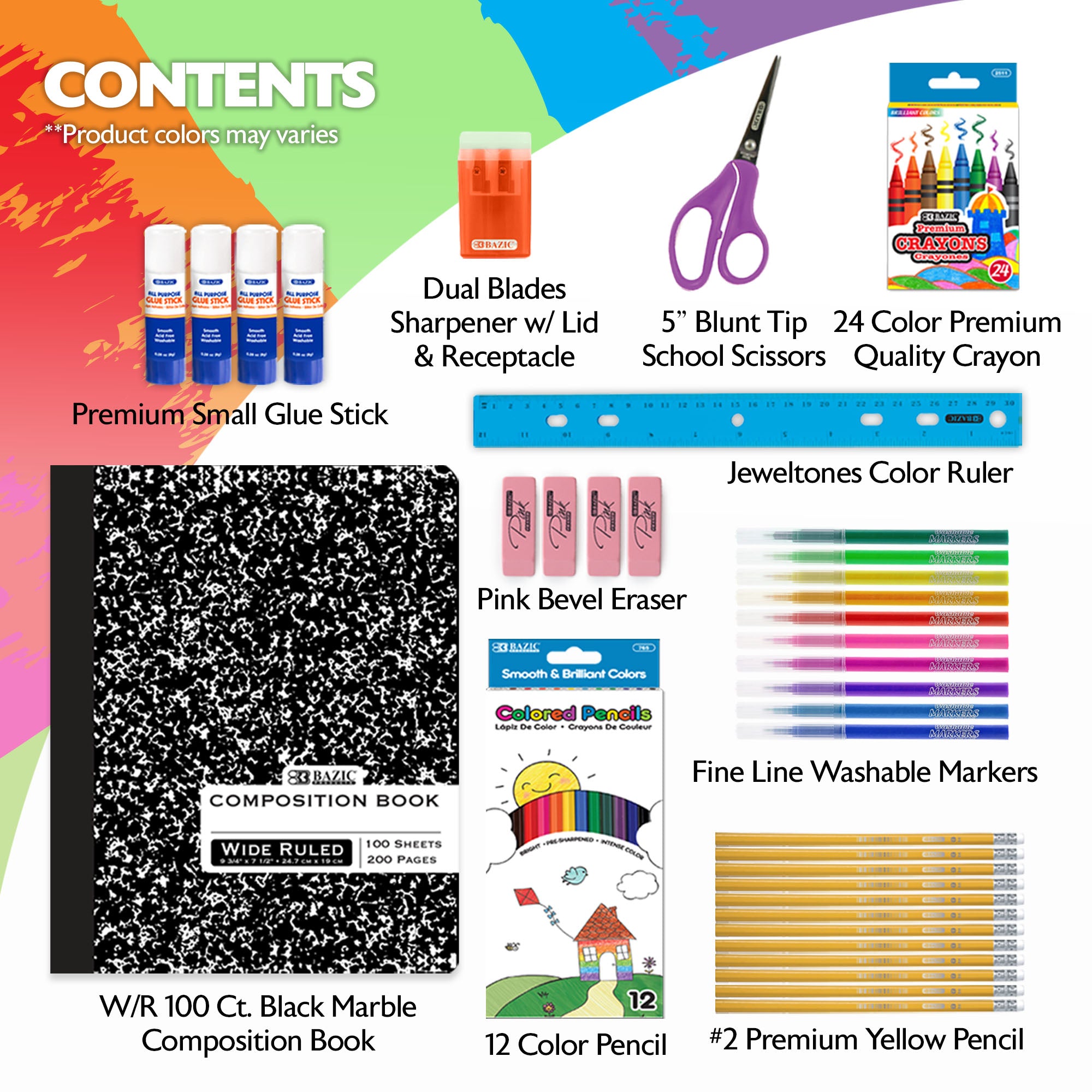 Back To School Kit Starter Pack 60 Count