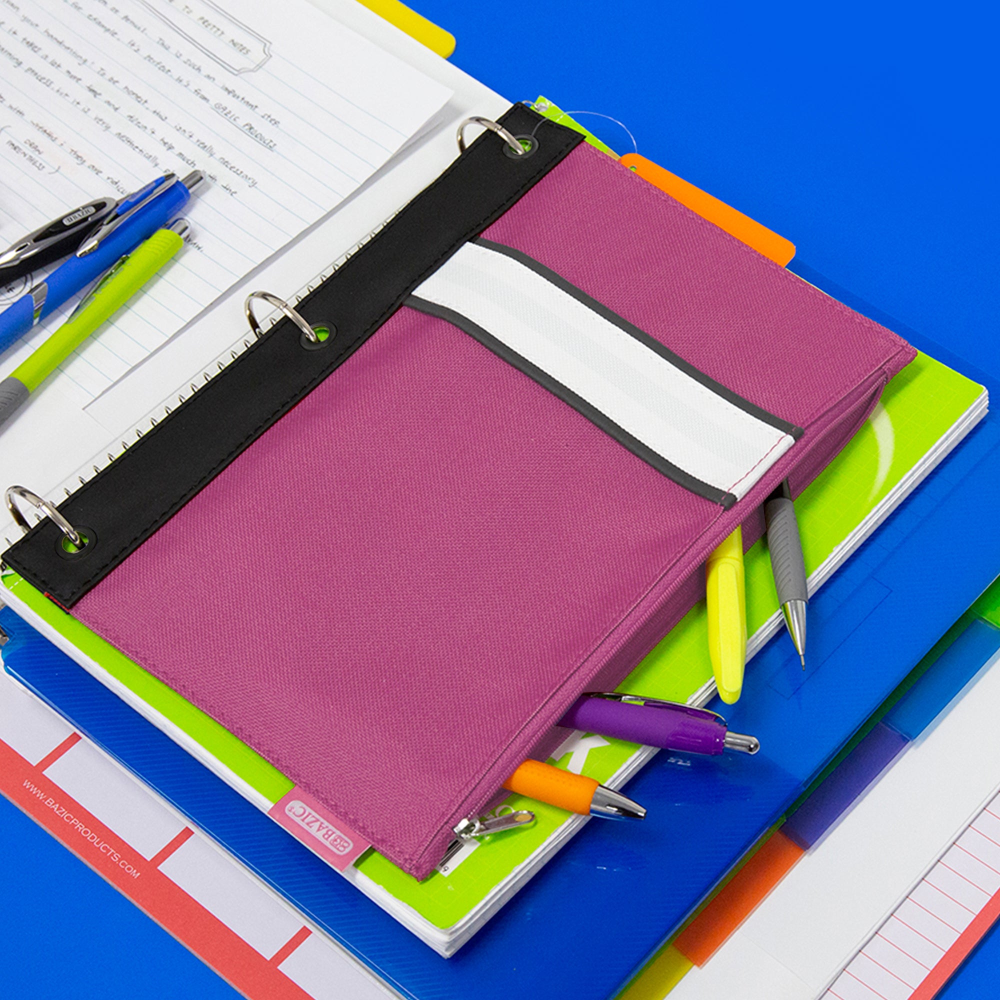 Pencil Pouch 3-Ring - Assorted Color