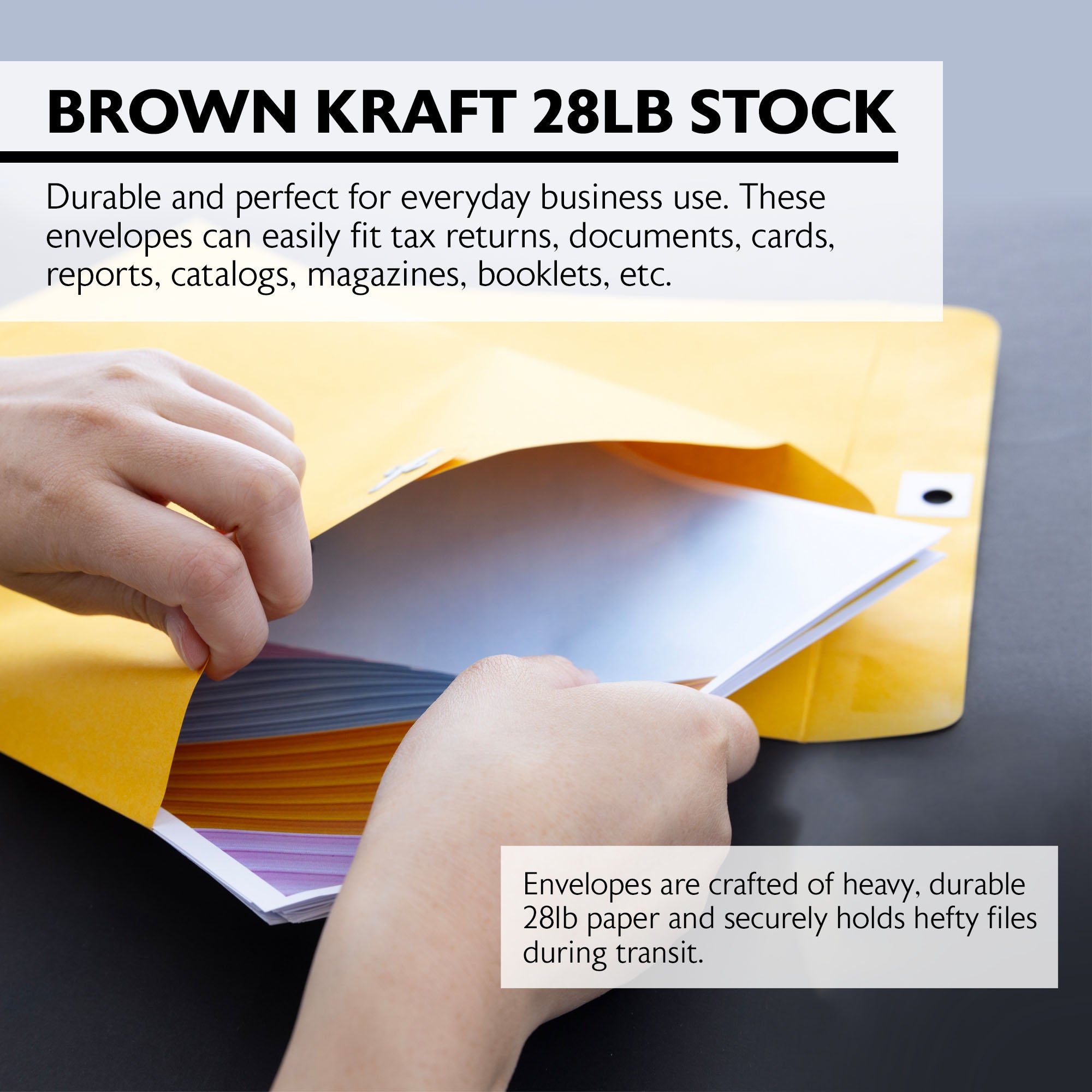 Clasp Envelope 9&quot; X 12&quot; (100/Pack)