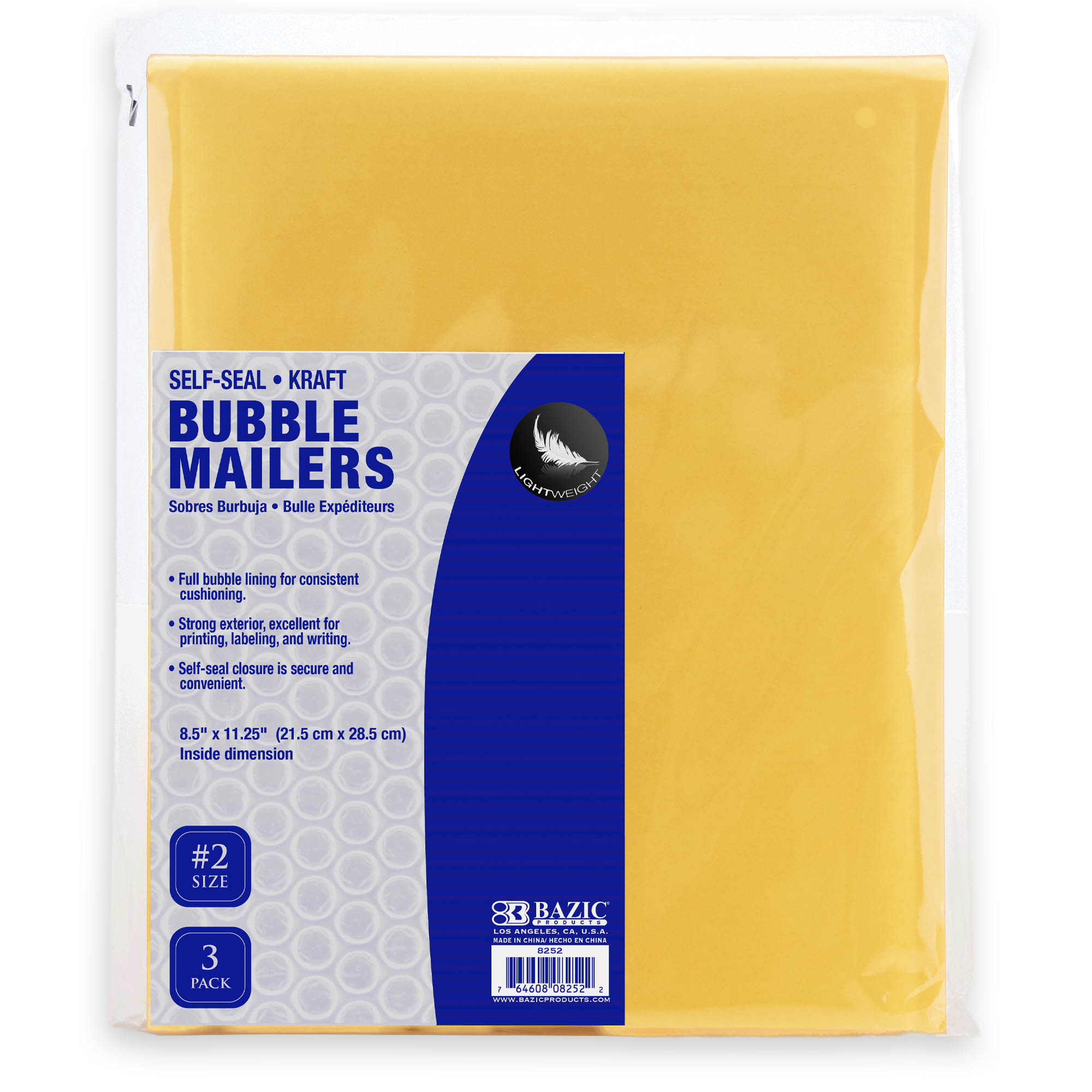 Self-Seal Bubble Mailers (