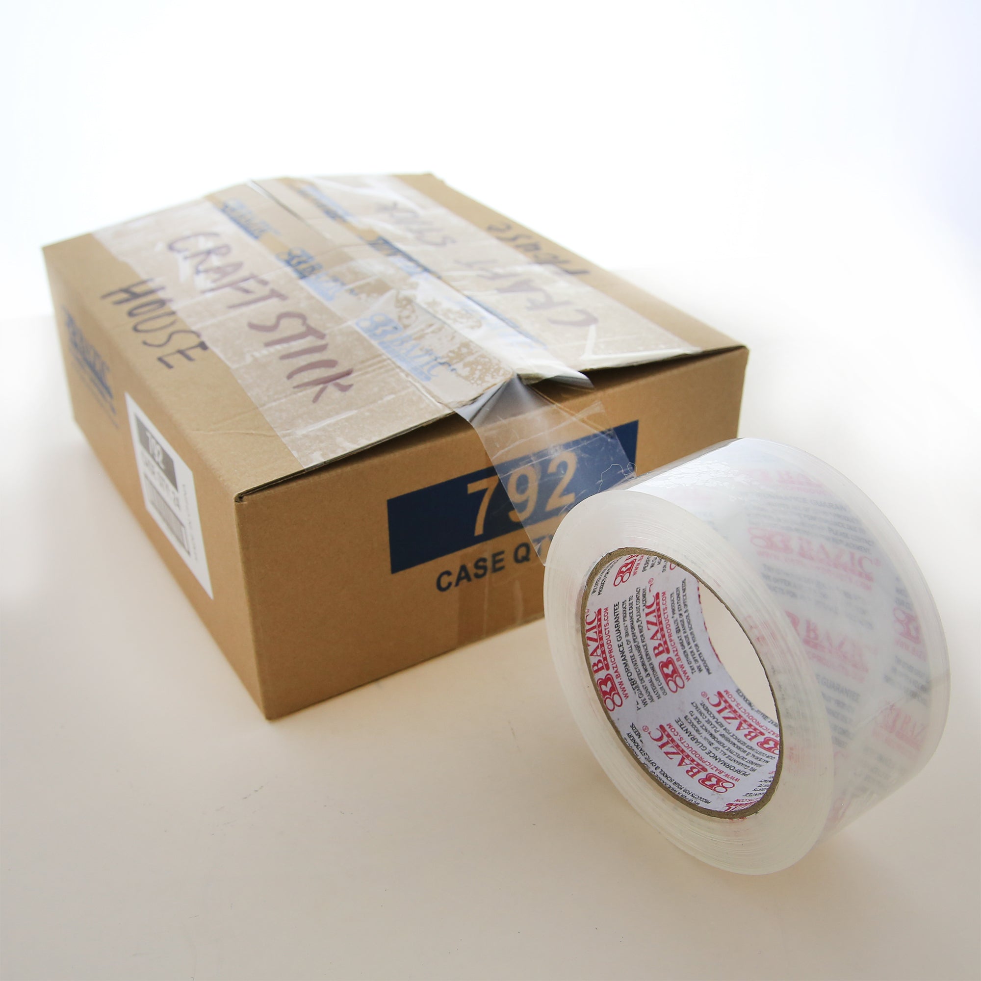 Heavy Duty Industrial Clear Packing Tape 1.88&quot; x 109.3 Yards (36/Box)