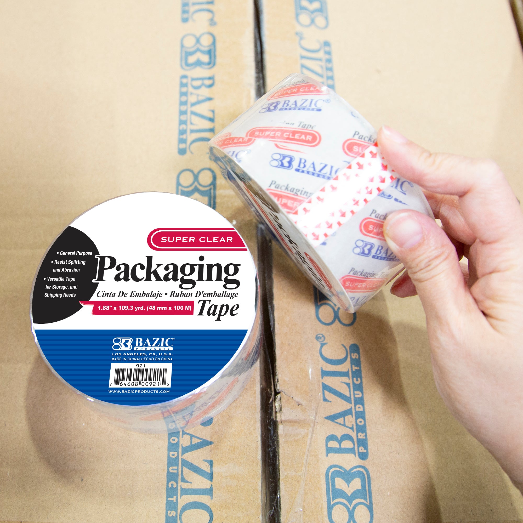 Clear Packaging Tape 1.88&quot; X 109.3 Yards