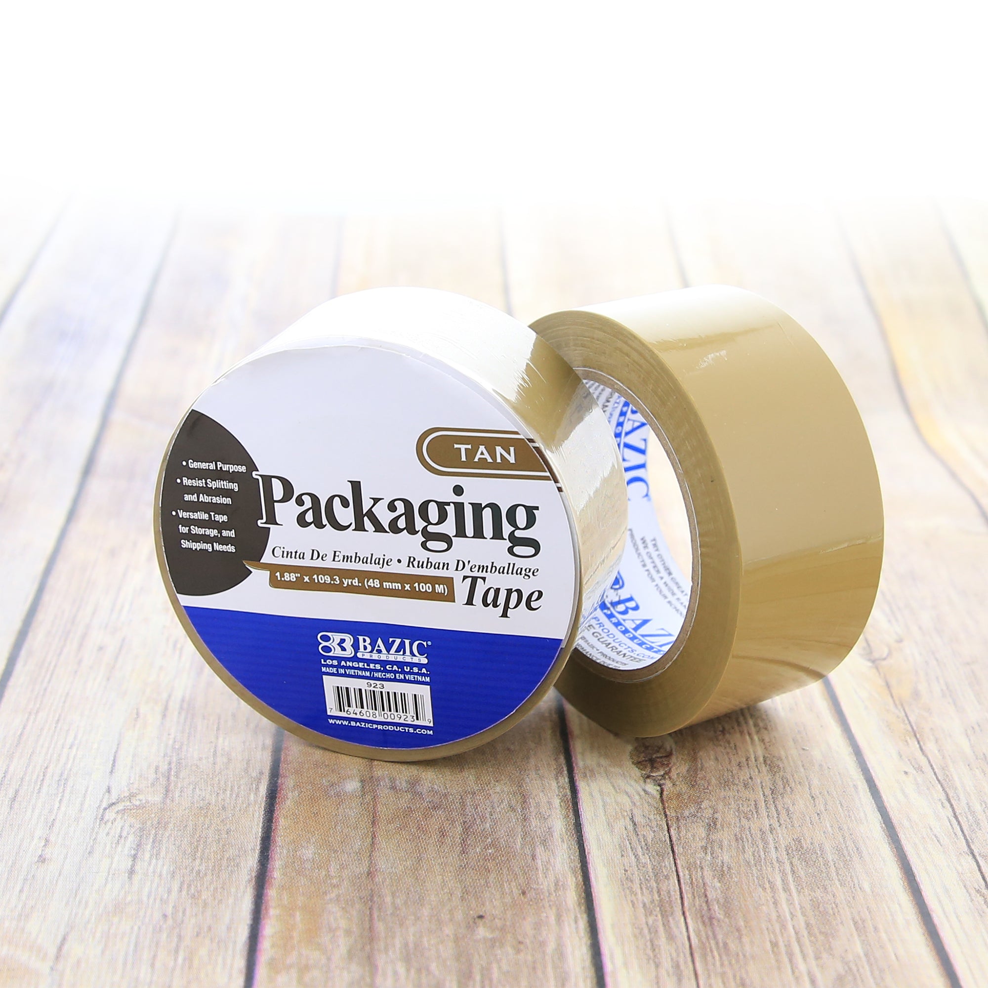 Tan Packing Tape 1.88&quot; X 109.3 Yards