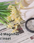 3" Round 2x Handheld Magnifier & 4x Bifocal Inset