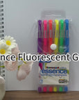 Essence Gel Pen 6 Fluorescent Color w/ Cushion Grip