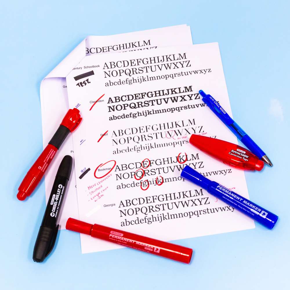 Chisel Tip Jumbo Assorted Color Permanent Marker (3/Pack)