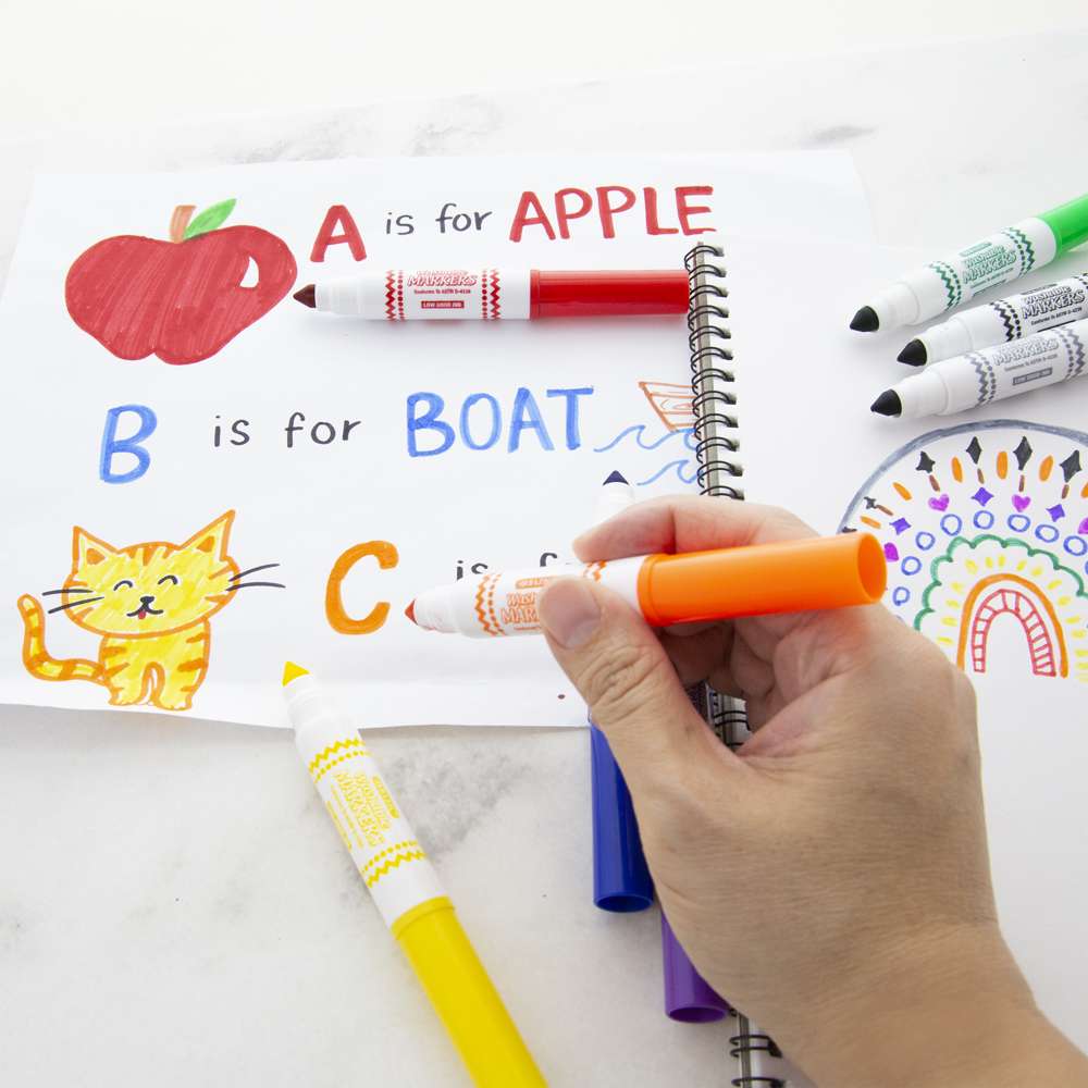 Washable Markers Broad Line Mini 10 Color
