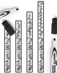 Chisel Tip Black Dry-Erase Markers (12/Pack)
