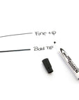 Chisel Tip Black Dry-Erase Markers (12/Pack)