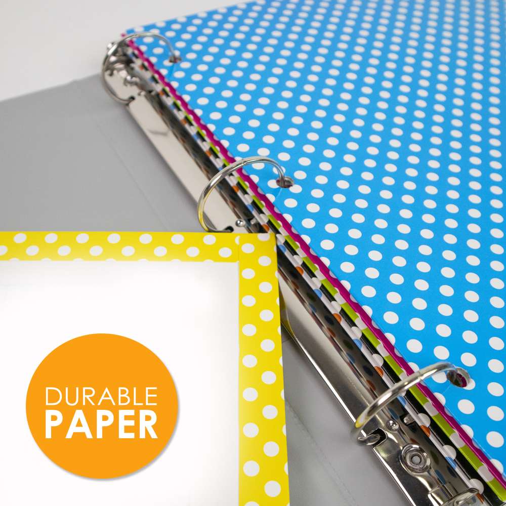 2 Pockets Fashion Portfolios - Polka Dot