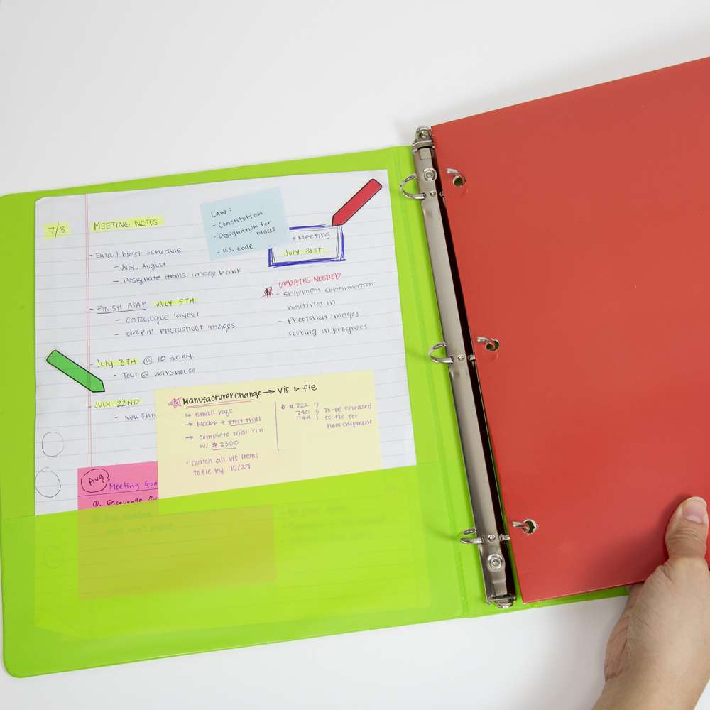 2-Pockets Portfolios - Metallic Color