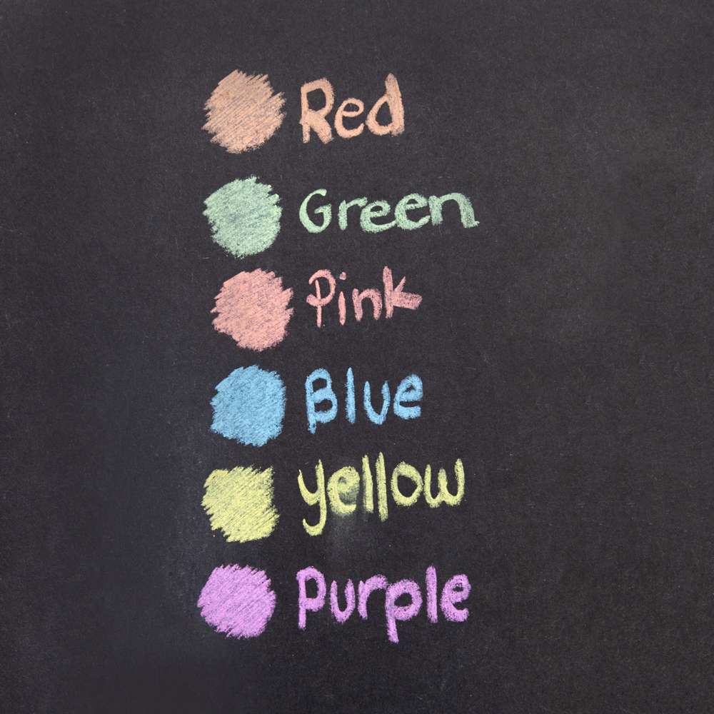 12 Color &amp; 12 White Chalk w/ Eraser Set