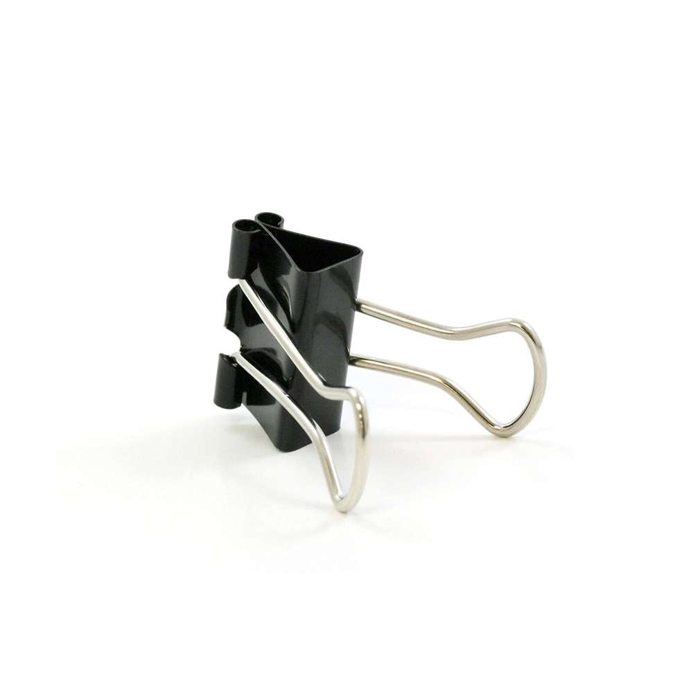 Medium 1 -1/4 (32mm) Black Binder Clip (12/Pack)