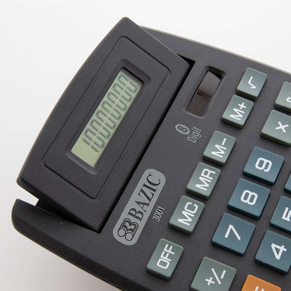 Desktop Calculator Large 8-Digit w/ Adjustable Display
