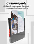 Binder View 0.5" Black 3-Ring w/ 2-Pockets