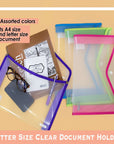 V-Flap Clear A4/Letter Size Document Holder