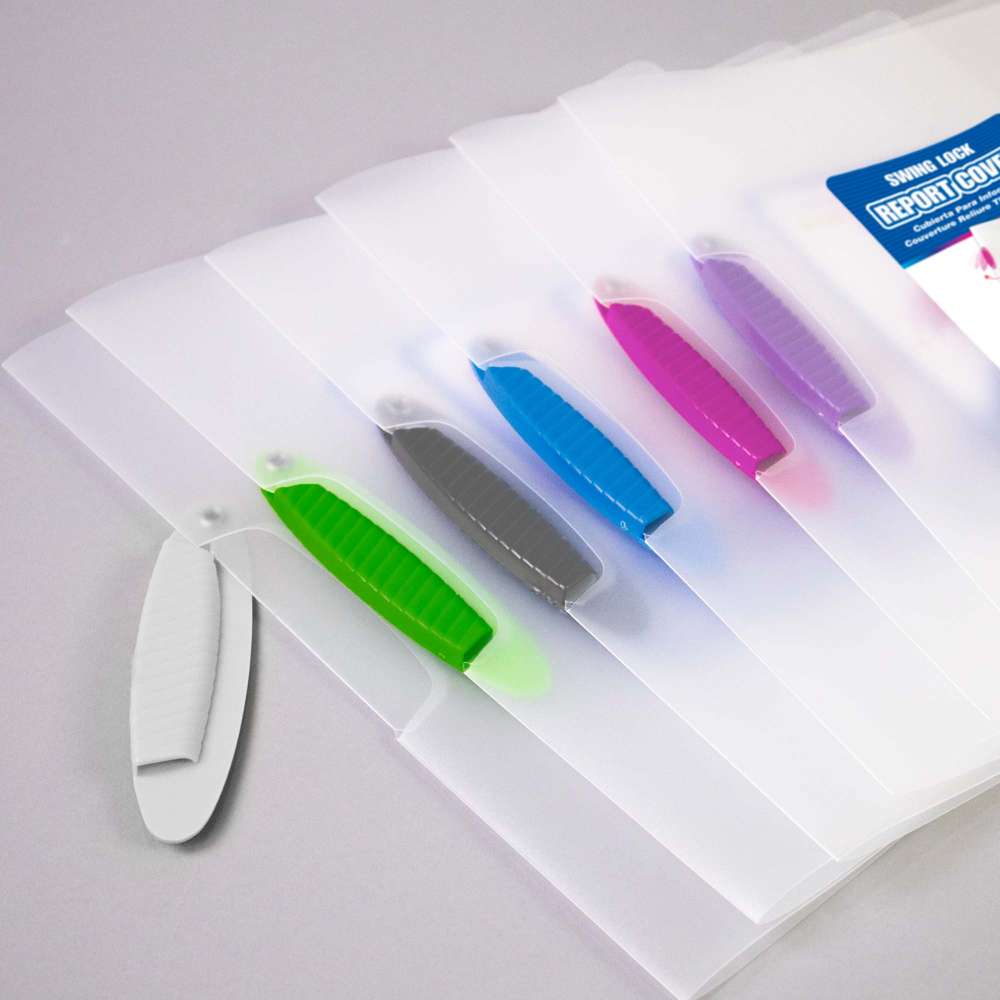 Report Cover Translucent w/ Swing Lock