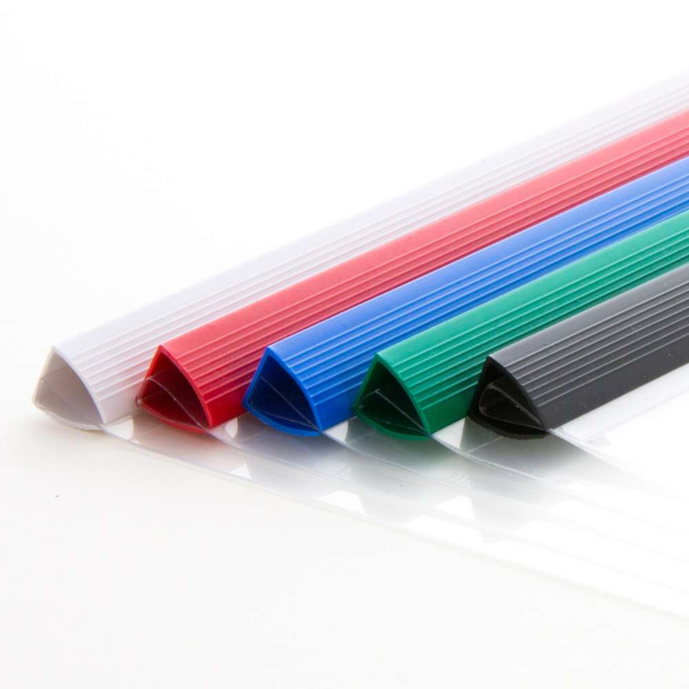 Report Covers Clear Front w/ Sliding Bar (3/Pack)