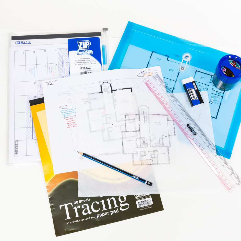 Plastic Ruler Claro Transparent 12&quot; (30cm)