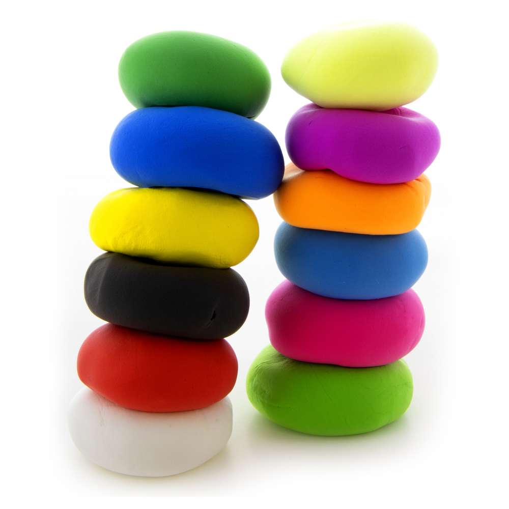 Air Dry Modeling Clay Fluorescent Colors 2 Oz.
