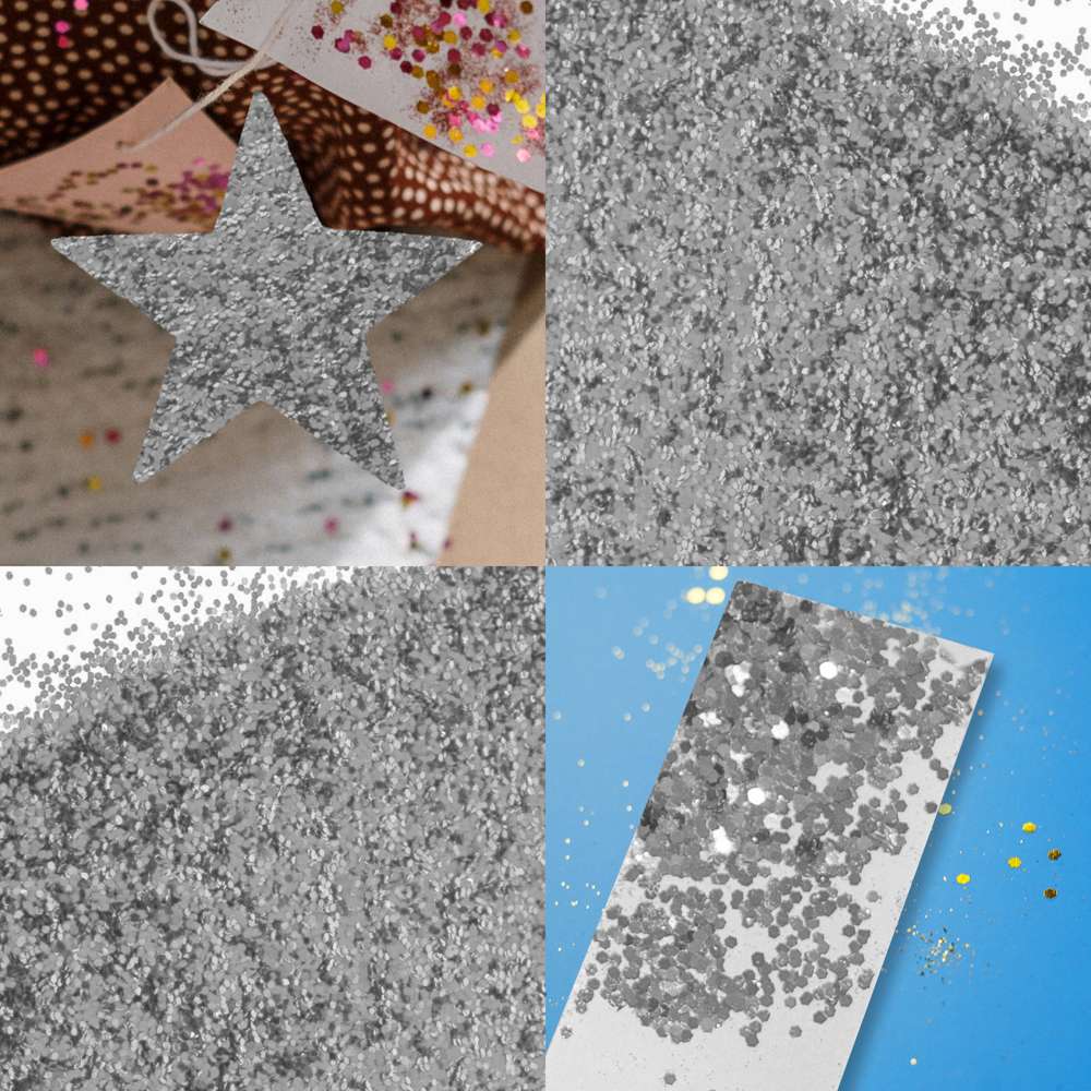 Glitter Shaker 1 lb Silver