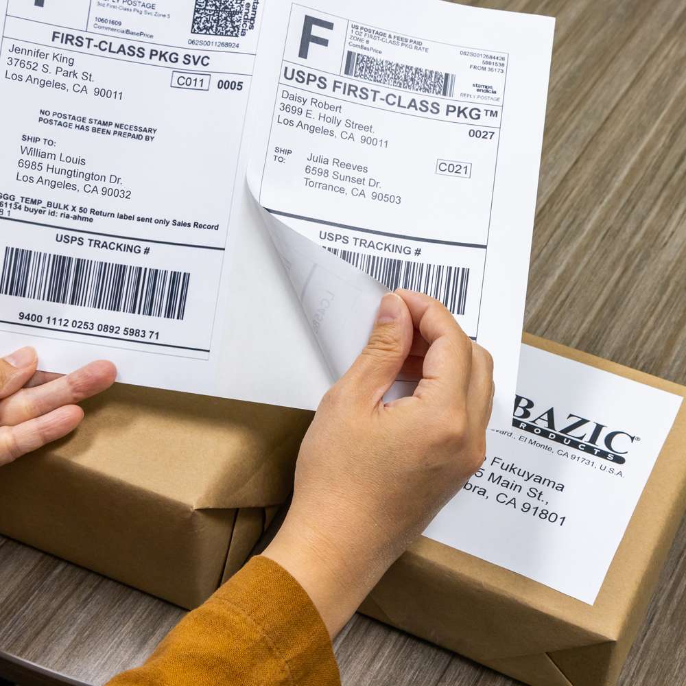 Shipping Labels 8.5&quot; X 5.5&quot; (20/Pack)