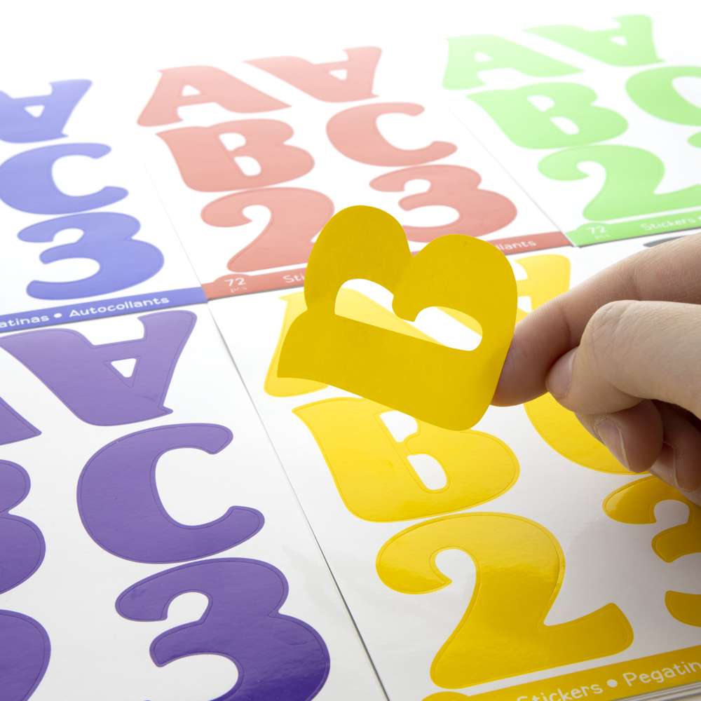 Alphabet &amp; Number 2&quot; Classic Color (10 SHEETS)