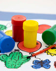 Poster Paint Washable w/ Brush 6 Color 0.75 Oz (22.2 mL)