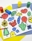 Poster Paint Washable w/ Brush 6 Color 0.75 Oz (22.2 mL)