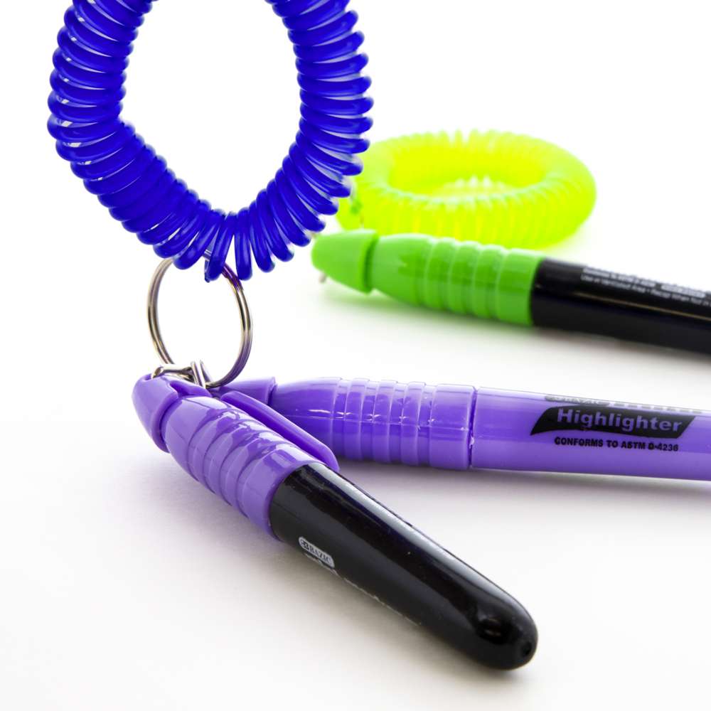 Wrist Coil w/ Key Holder (5/Pack)