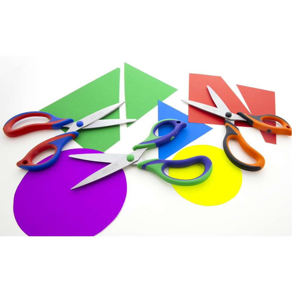 Office Scissors 8&quot; Two-Tone Soft Grip
